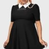 Blackest Heart Skater Dress [PLUS]