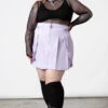 Blaire B*tch Mini Skirt [PASTEL LILAC] [PLUS]