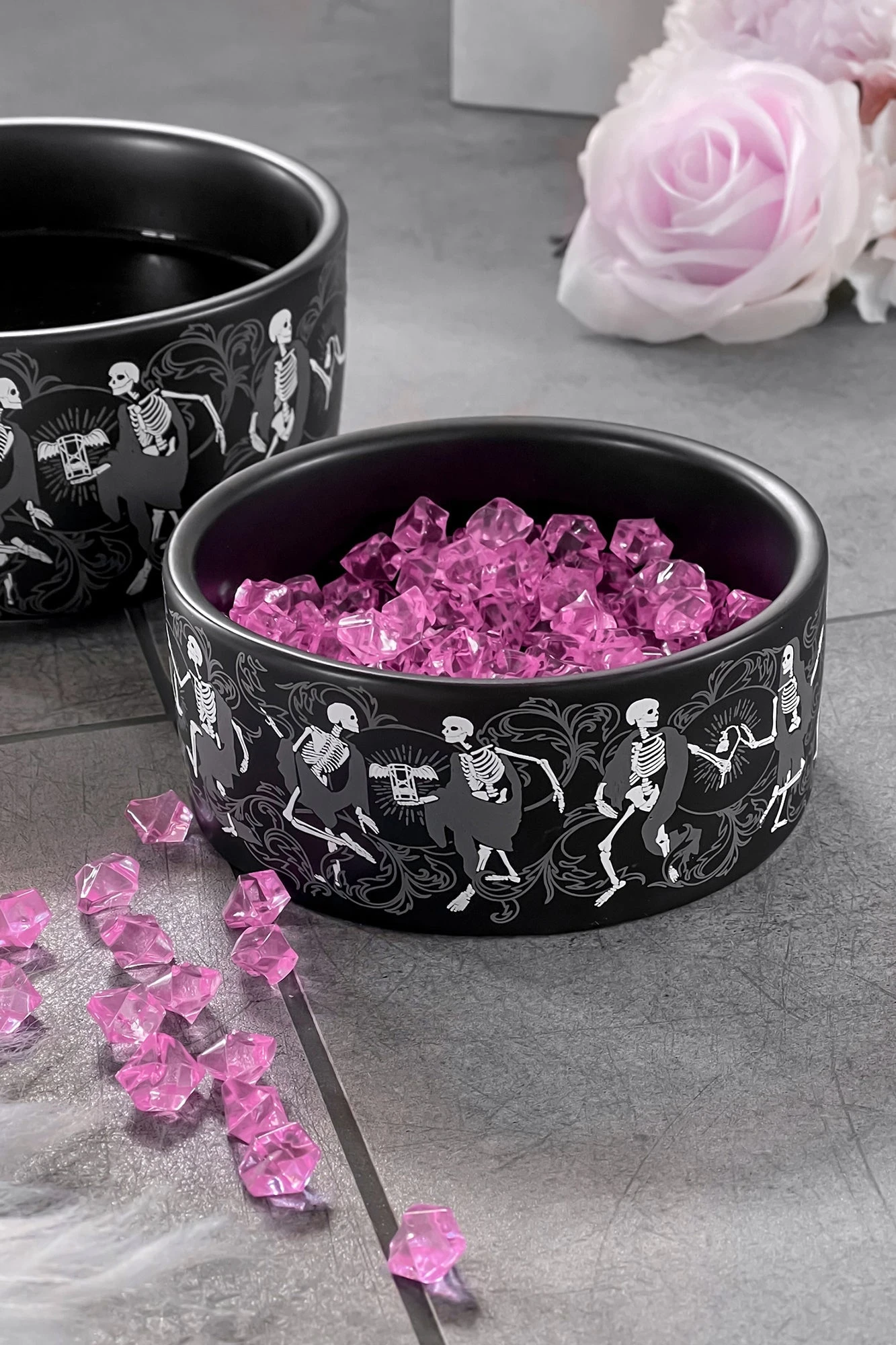 Danse Macabre Small Pet Bowl