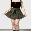 Dark Canopy Pleated Skirt [PLUS]