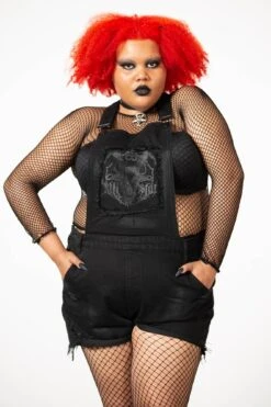 Foreteller Patch Denim Overalls [PLUS]