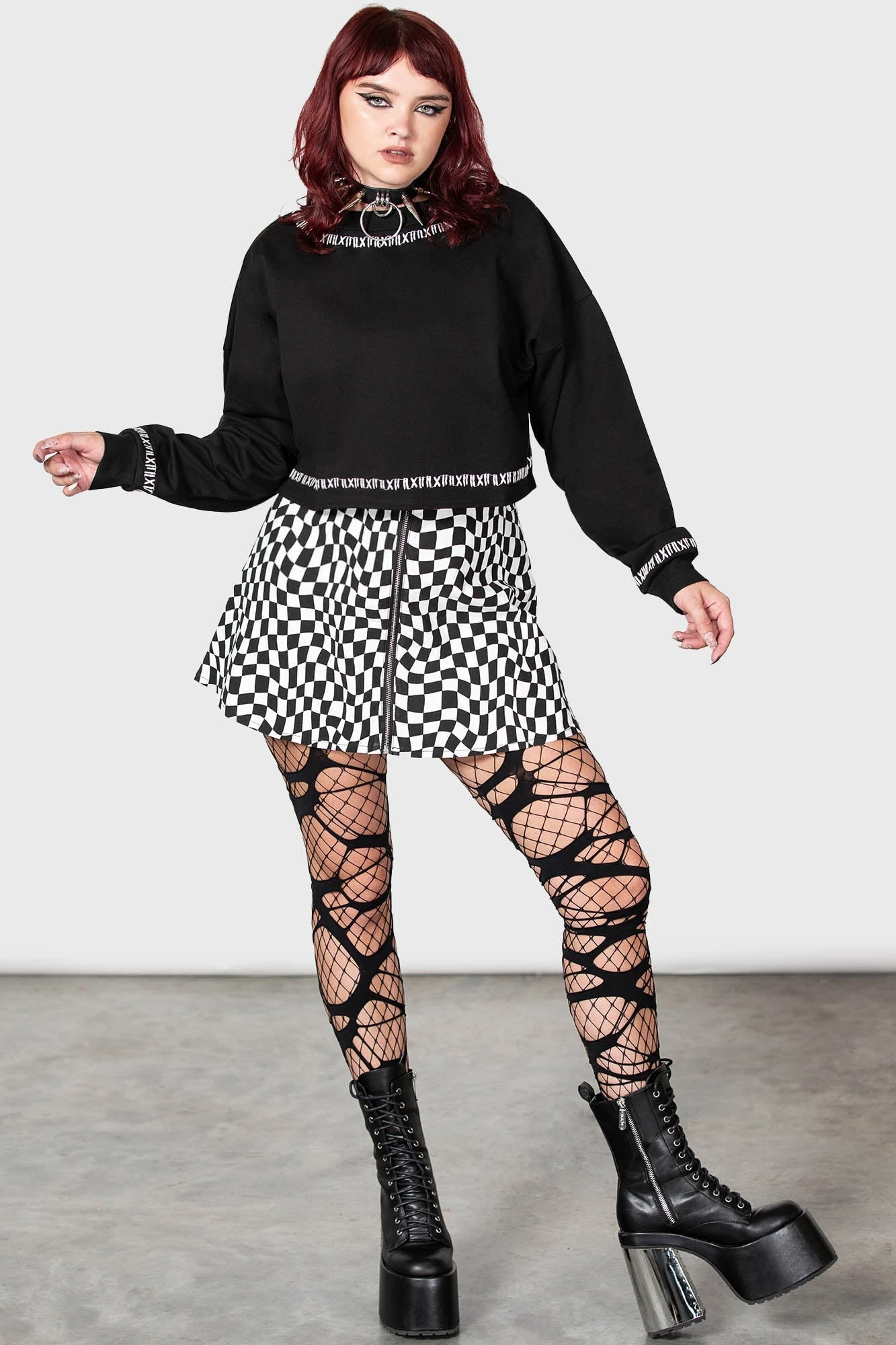 Fright N Terror Crop Sweater - Image 5