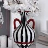 Funhouse Tall Handled Vase