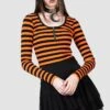 Izora Ribbed Top [PUMPKIN]