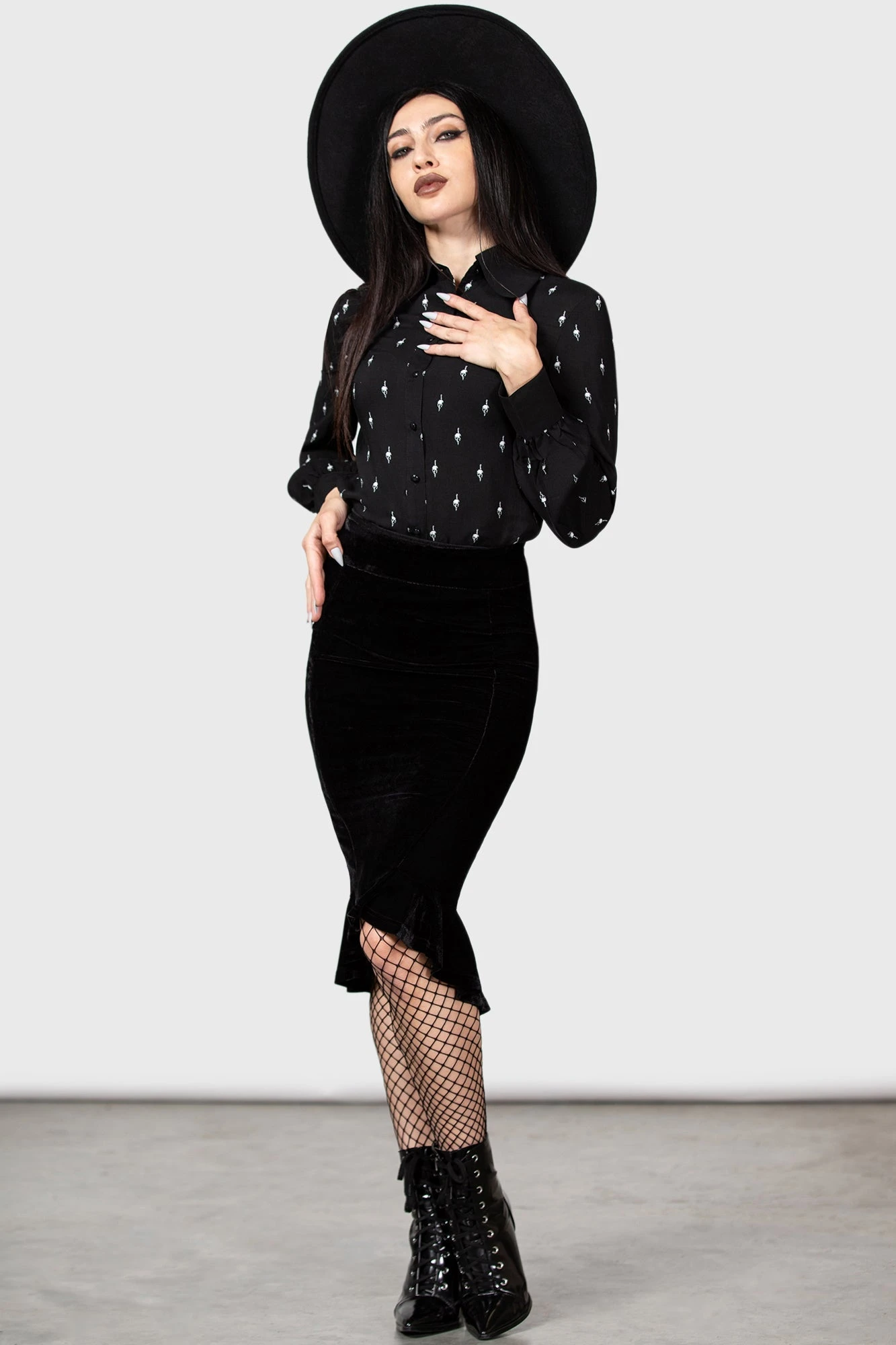 Little Storm Cloud Midi Skirt - Image 3