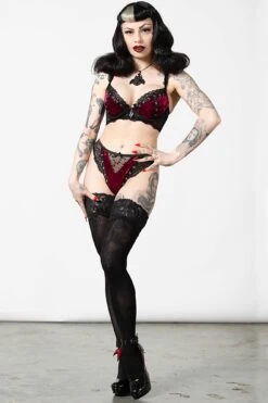 Sacred Spirits Velvet Bralet [BLOOD]